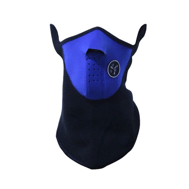 Unisex Blue Outdoor Winter Cycling Ski Face Mask
